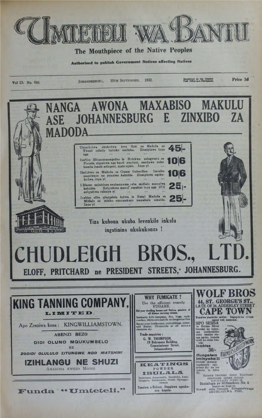 Makulu Zinxibo Za King Tanning Company