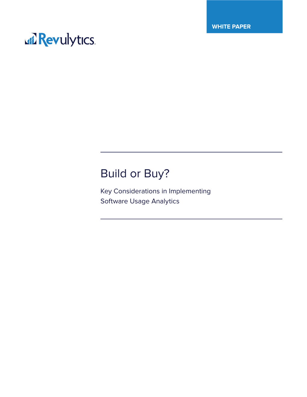Build Or Buy?