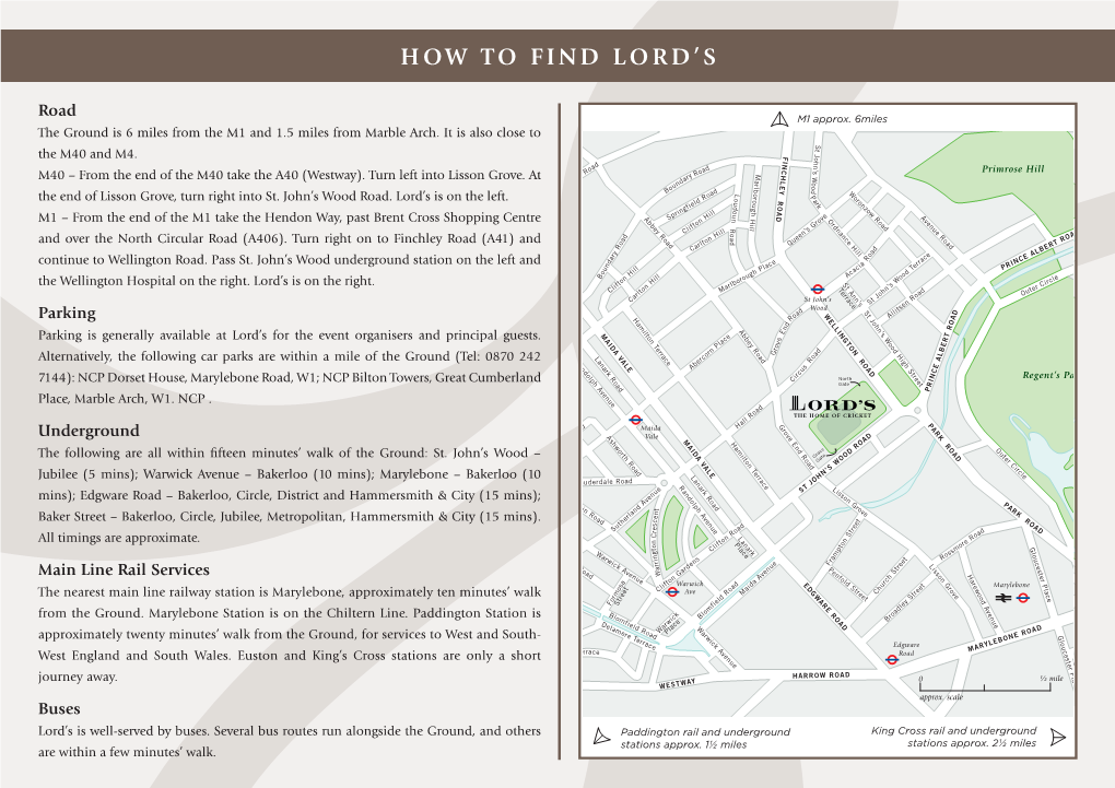 How to Find Lord's Updated