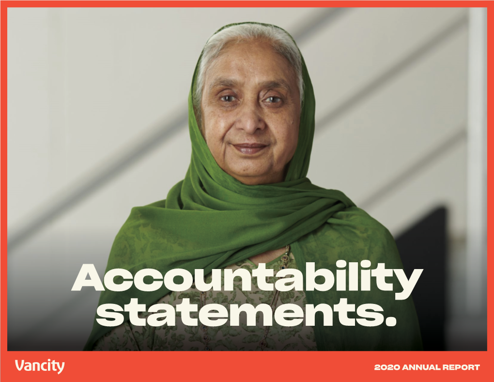 2020 Vancity Accountability Statements