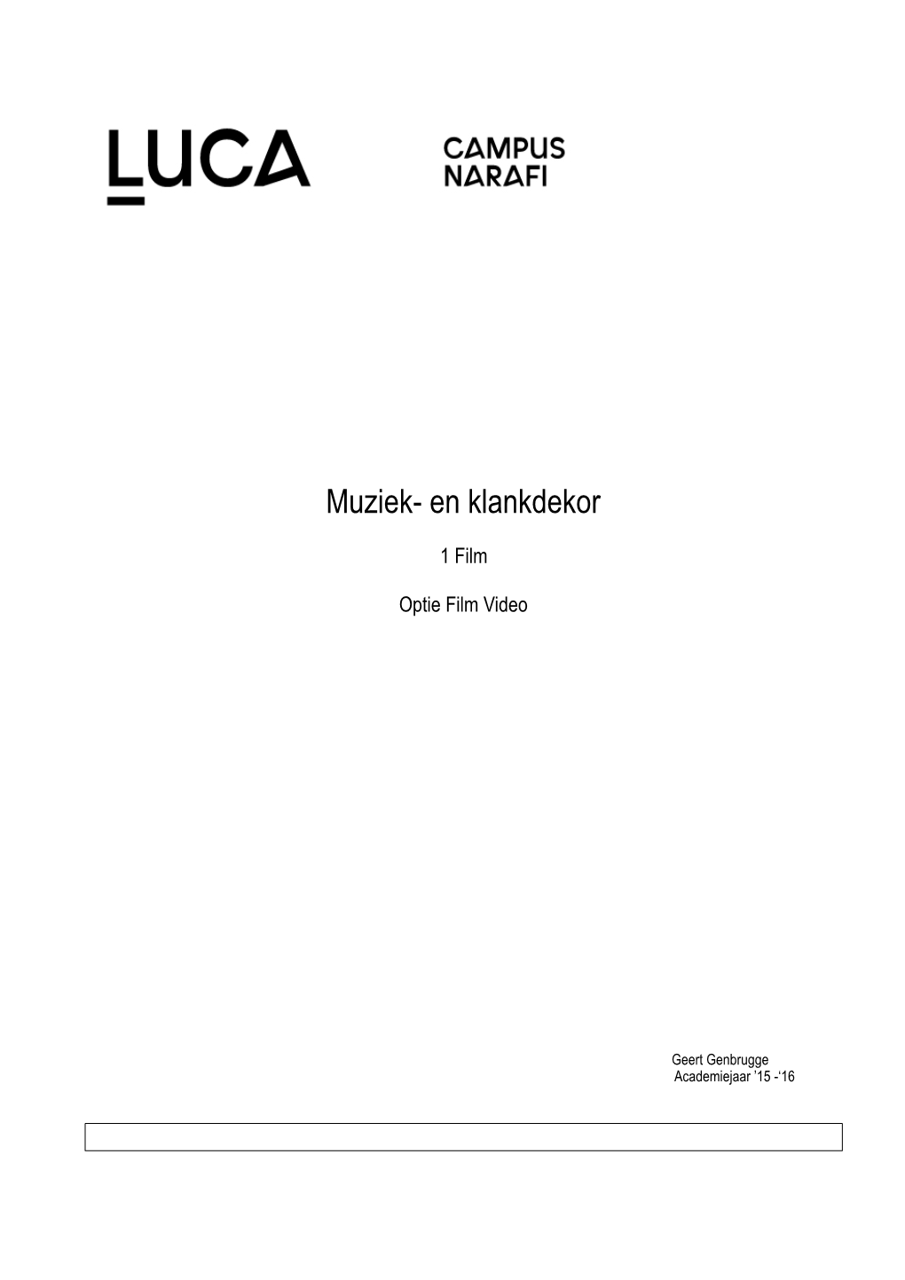 Cursus Muziekboek 2015-2016