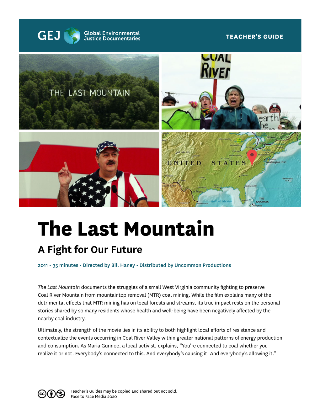 The Last Mountain: Teacher's Guide