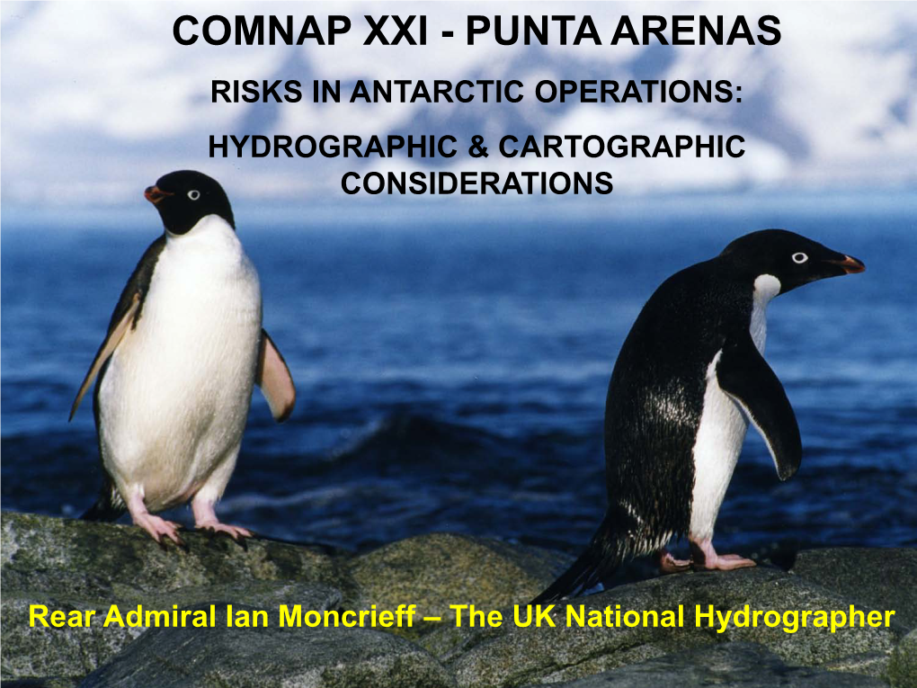 Comnap Xxi - Punta Arenas Risks in Antarctic Operations: Hydrographic & Cartographic Considerations