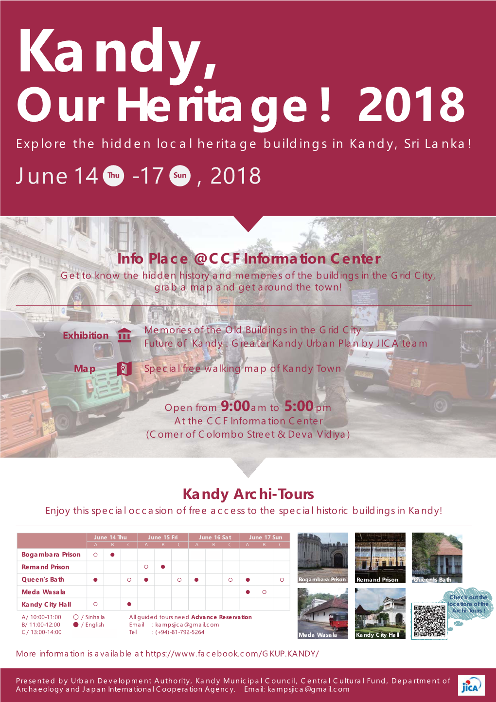 Kandy, Our Heritage ! 2018 Explore the Hidden Local Heritage Buildings in Kandy, Sri Lanka!