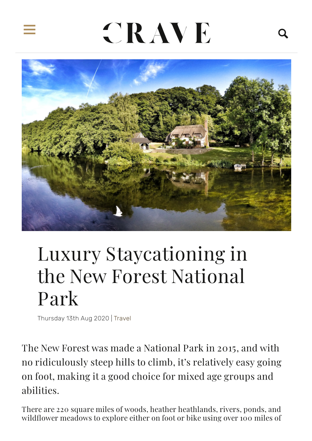 Luxury Staycationing in the New Forest National Park