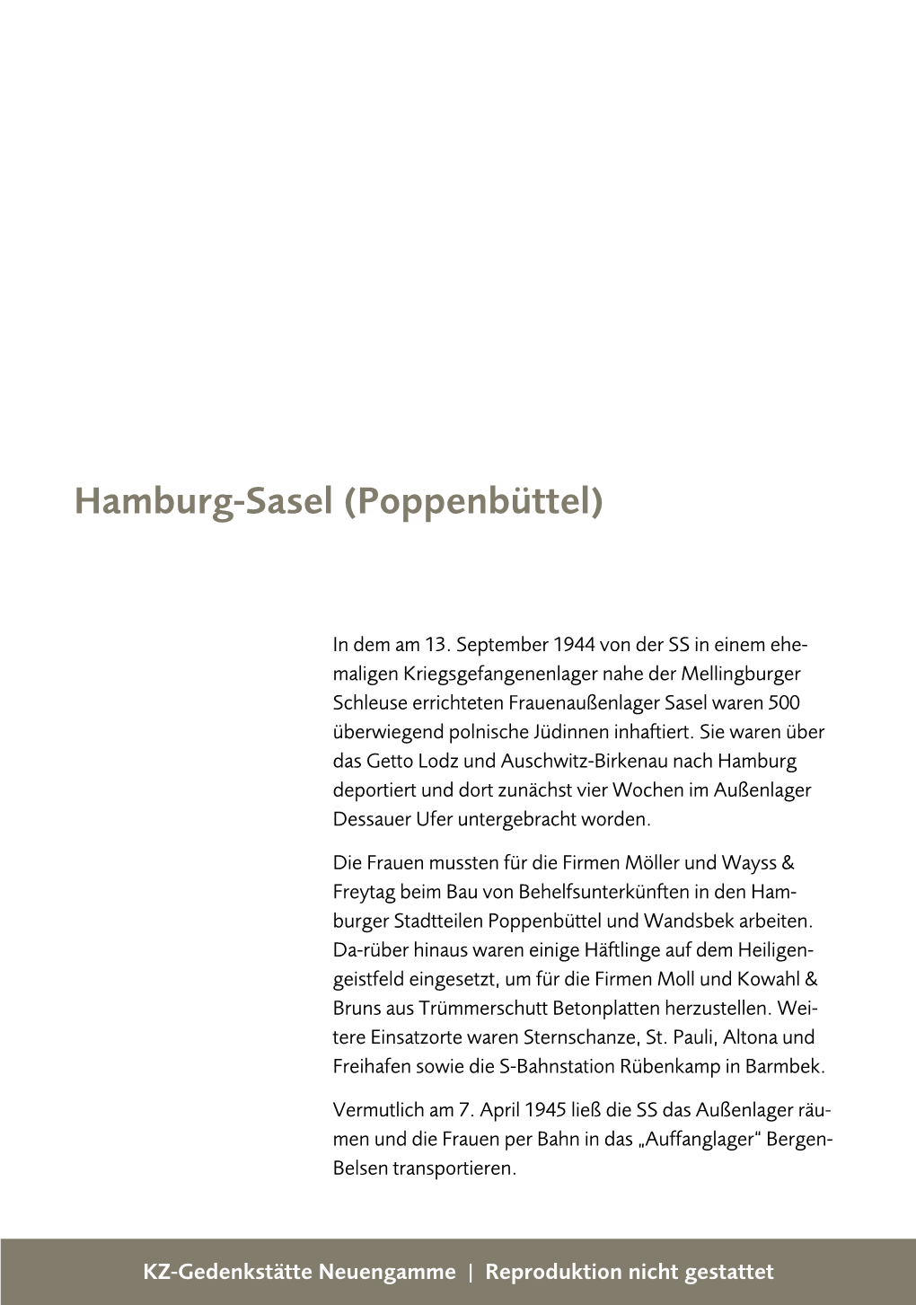 Hamburg-Sasel (Poppenbüttel)