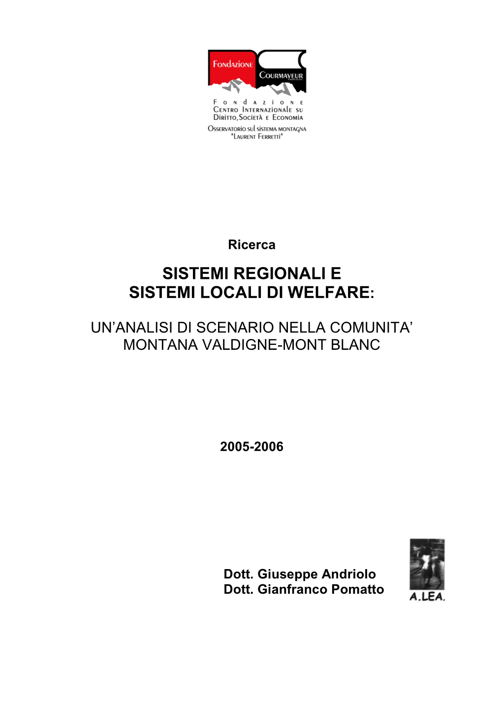 Rapporto Conclusivo Versione Stampa