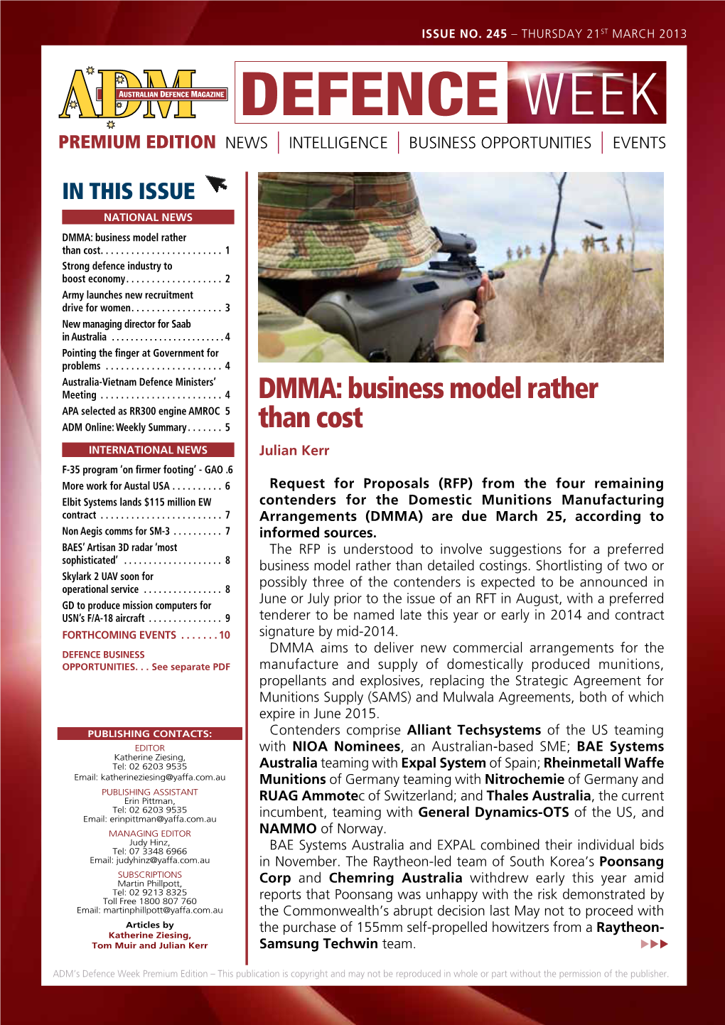 DMMA: Business Model Rather Than Cost