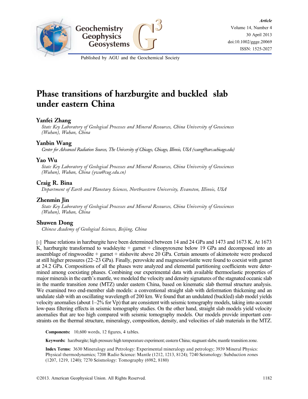 Phase Transitions of Harzburgite and Buckled Slab Under Eastern China