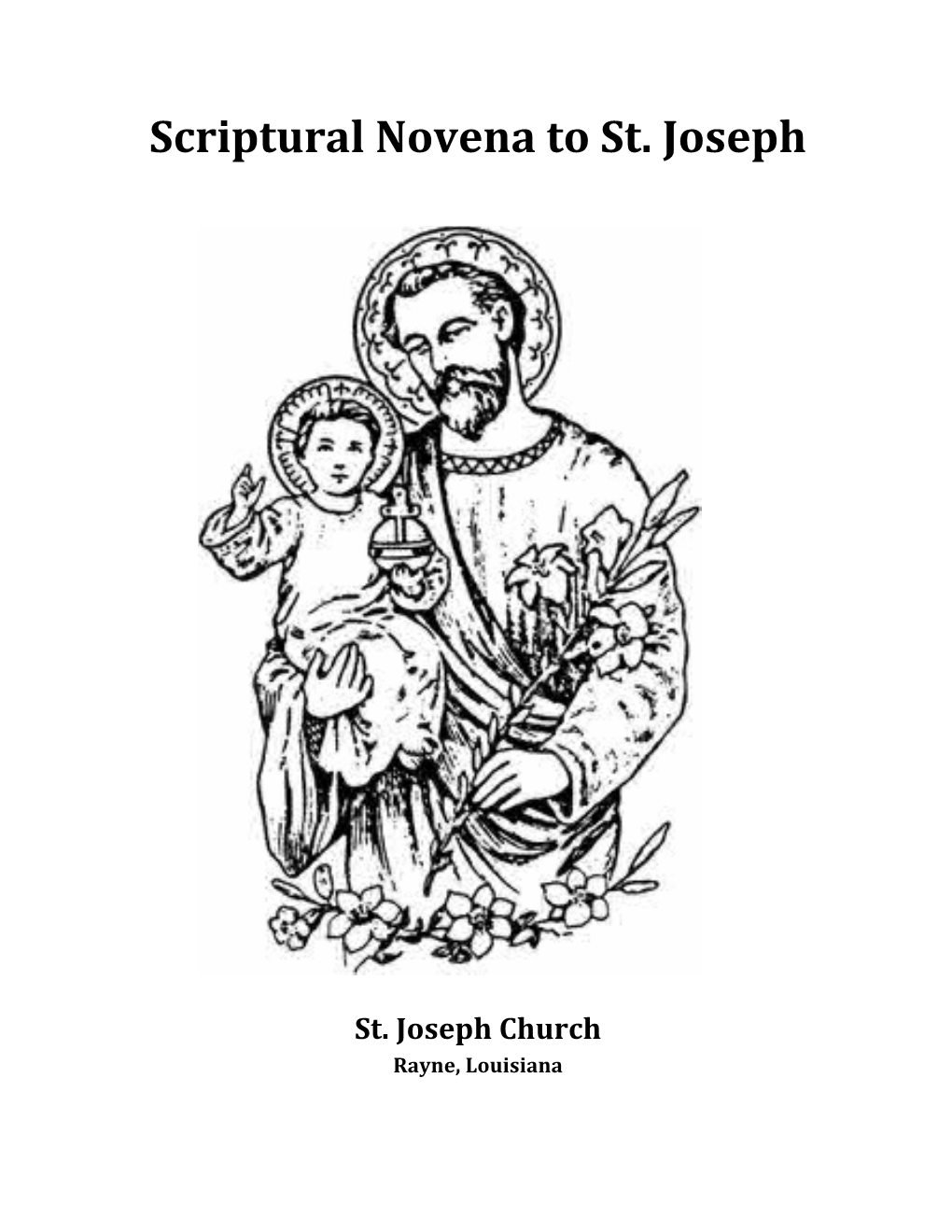 Scriptural Novena to St. Joseph