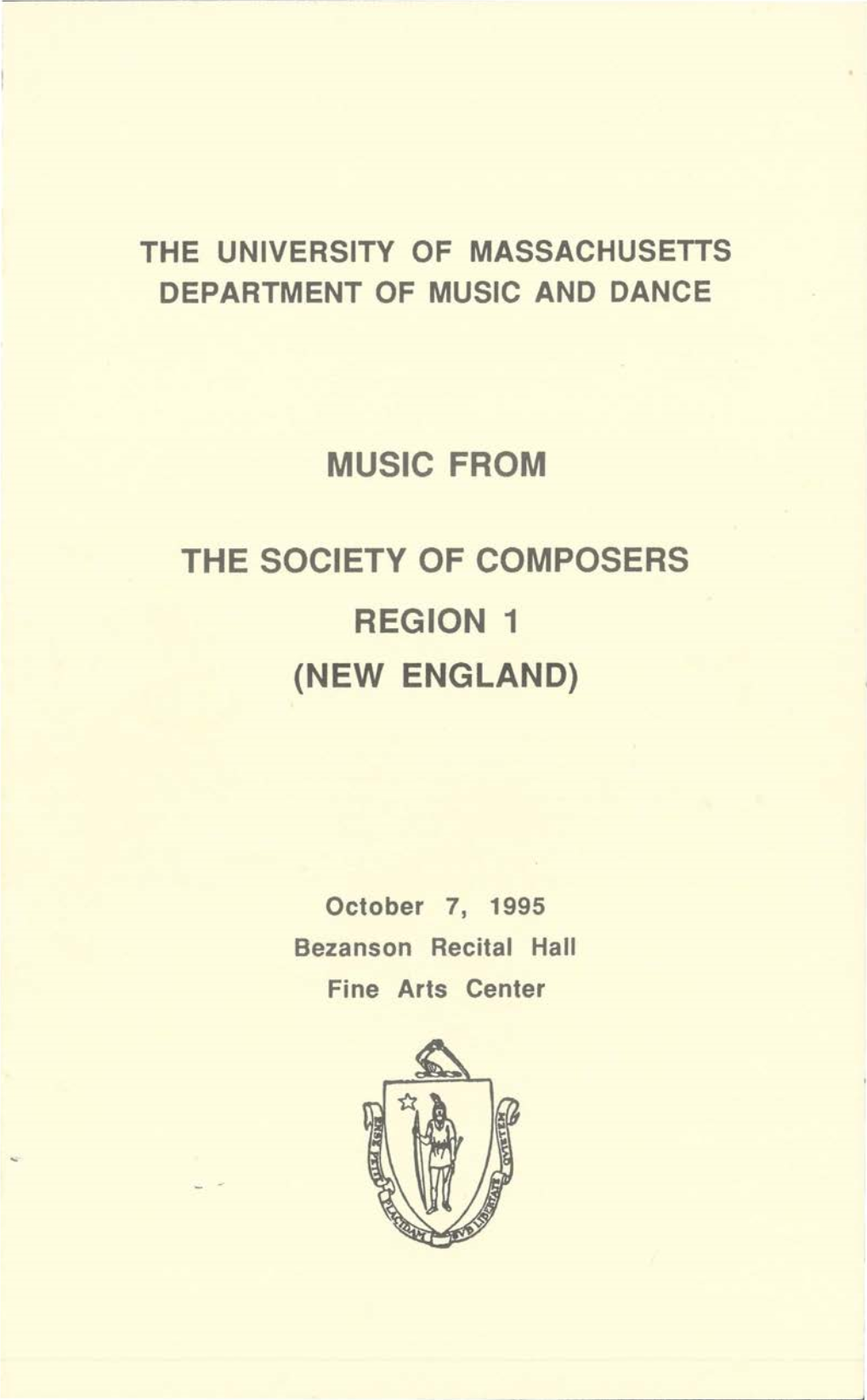 Music from the Society of Composers