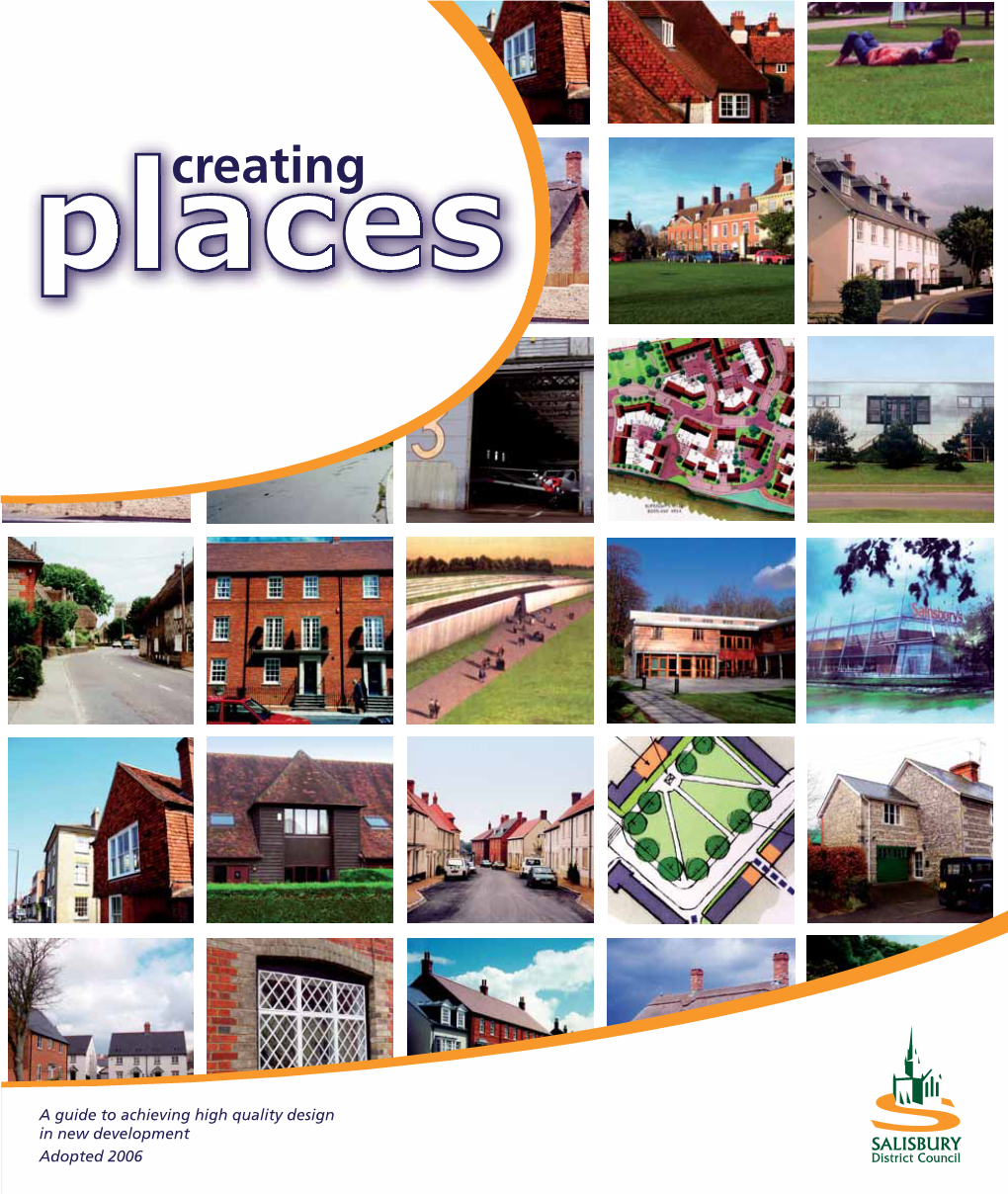 (Adopted April 2006) Creating Places Design Guide