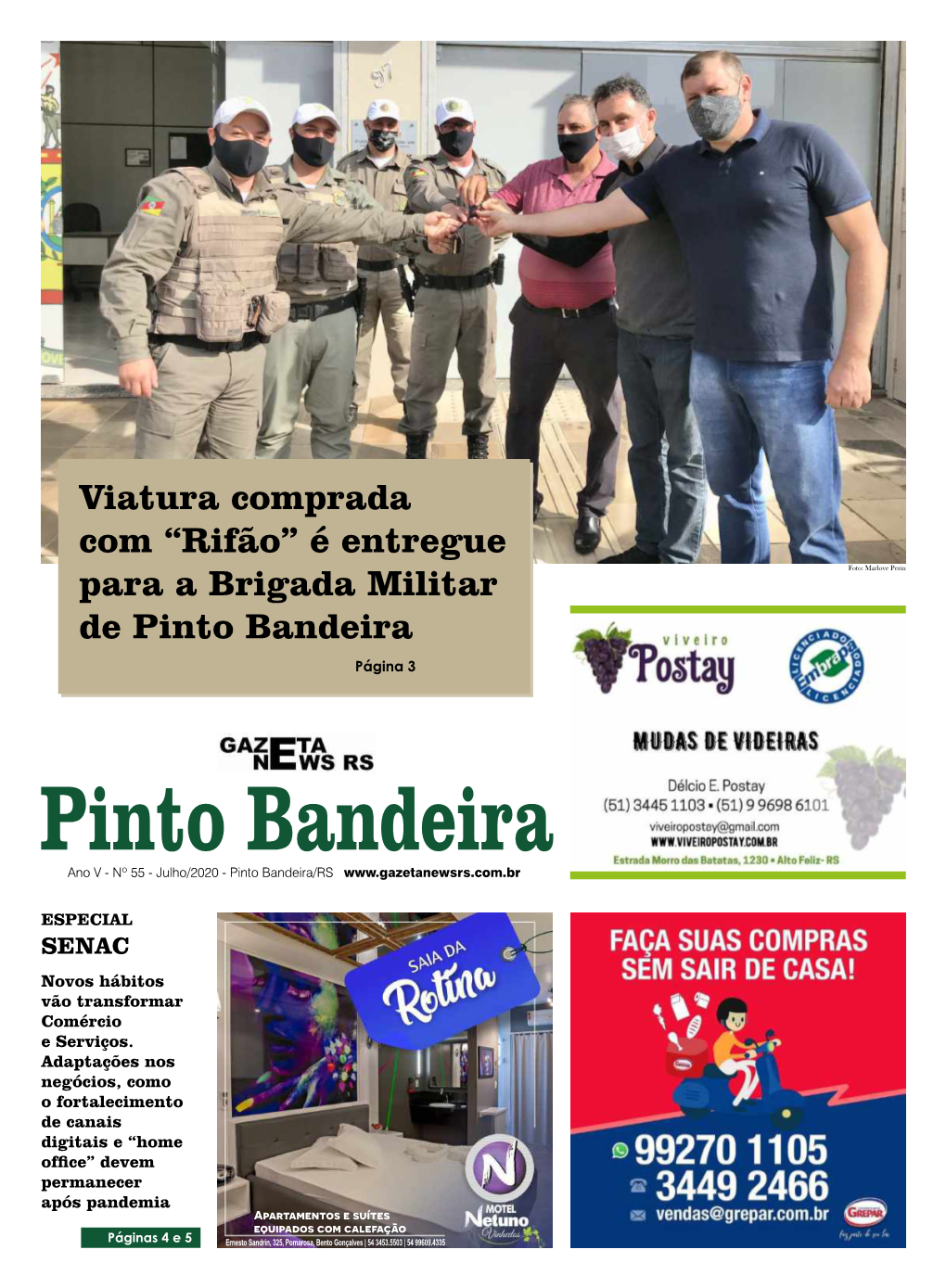 “Rifão” É Entregue Para a Brigada Militar De Pinto Bandeira