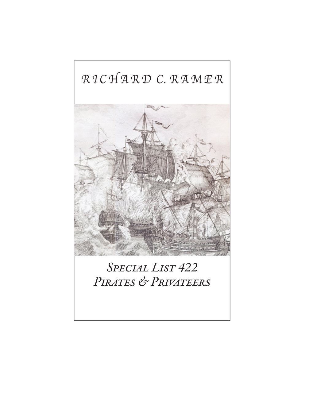 Special List 422: Pirates & Privateers