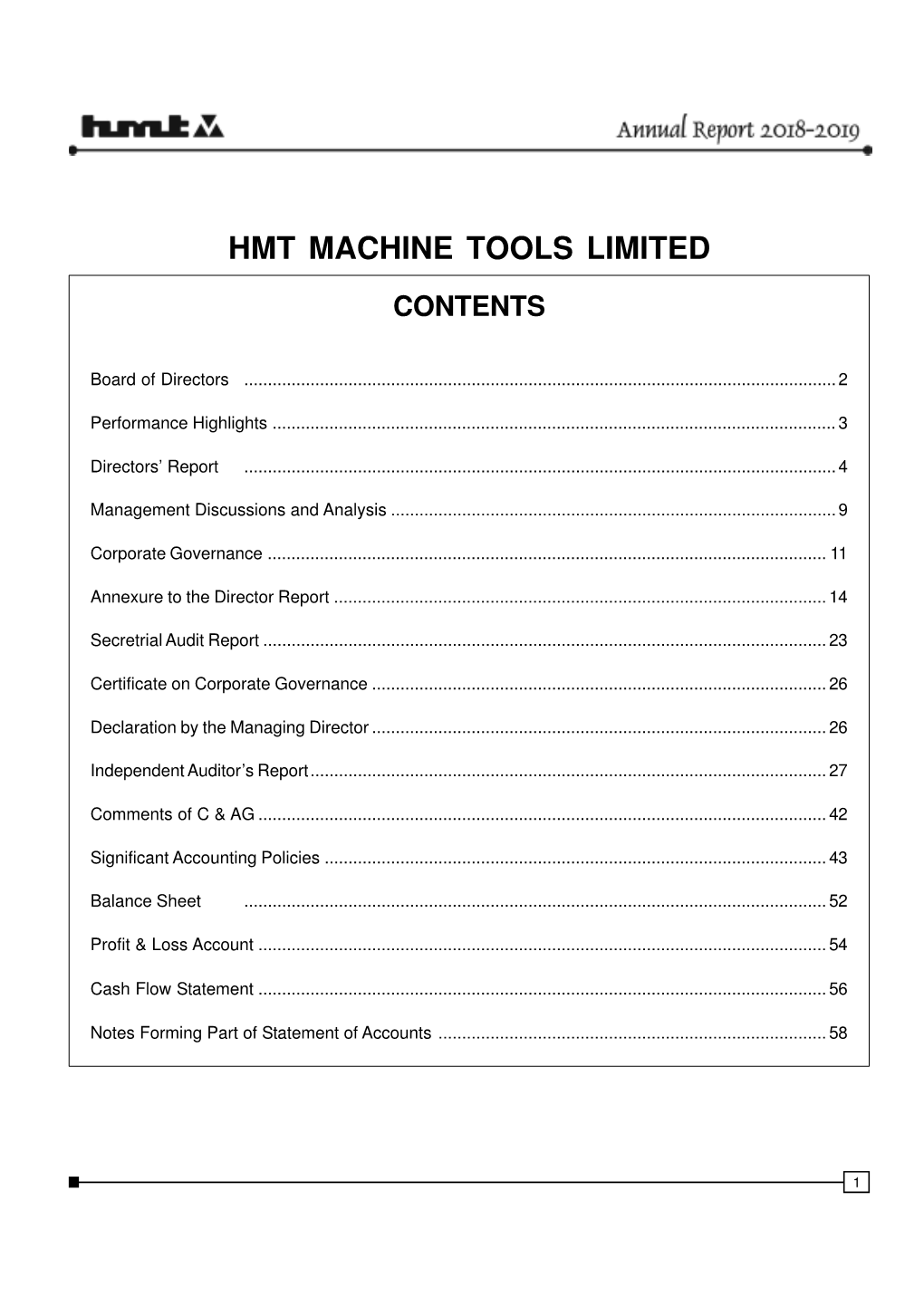 HMT MACHINE TOOLS 2018-19.Pmd