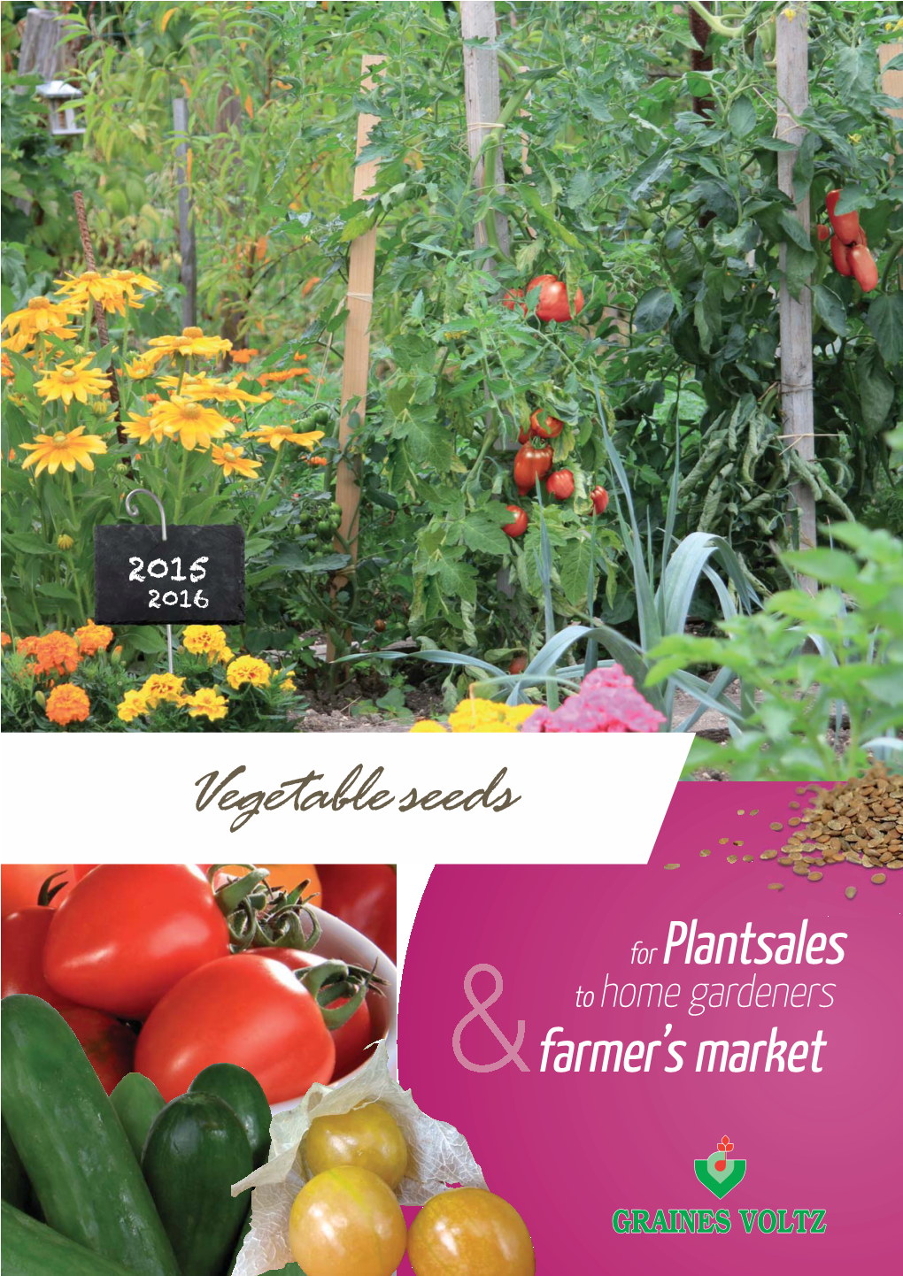 Vegetable Seeds for Plant Sales to Home Gardeners and Farmer's