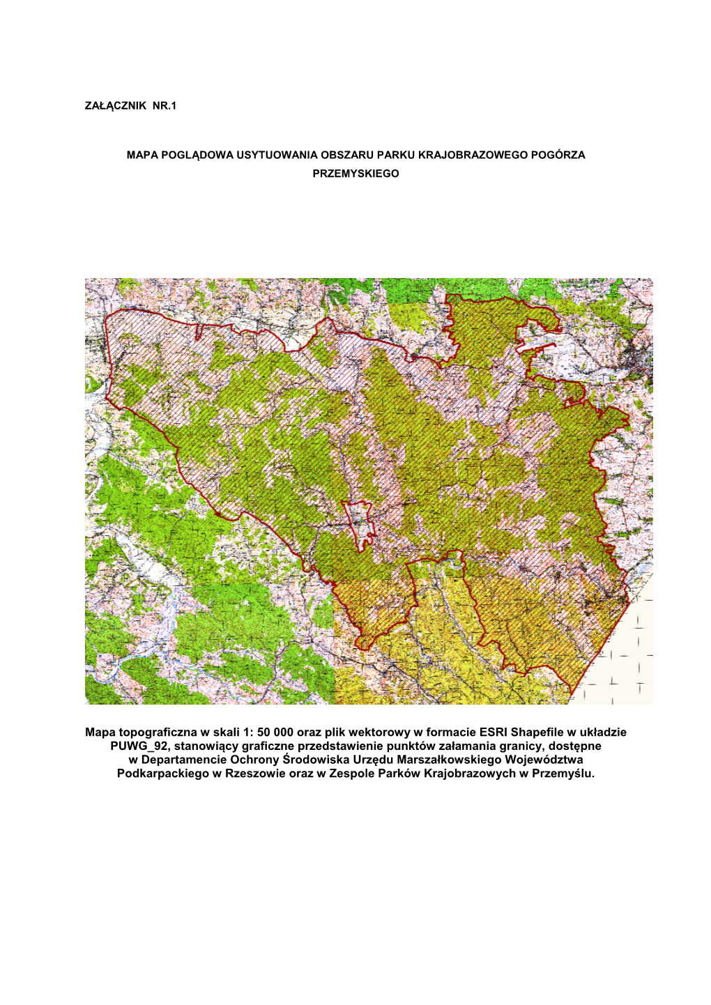 Mapa Topograficzna W Skali 1