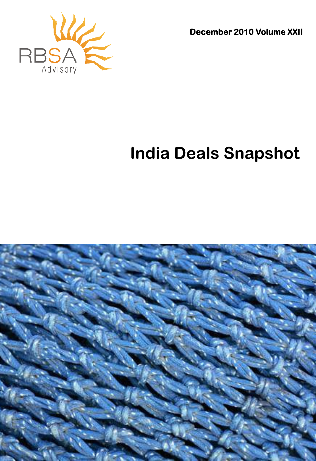 RBSA India Deals Snapshot December 2010