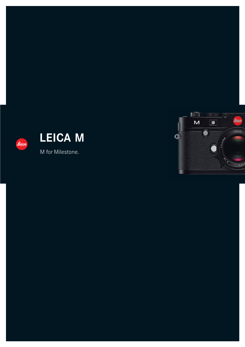 Leica M-SYSTEM Traditionally Modern