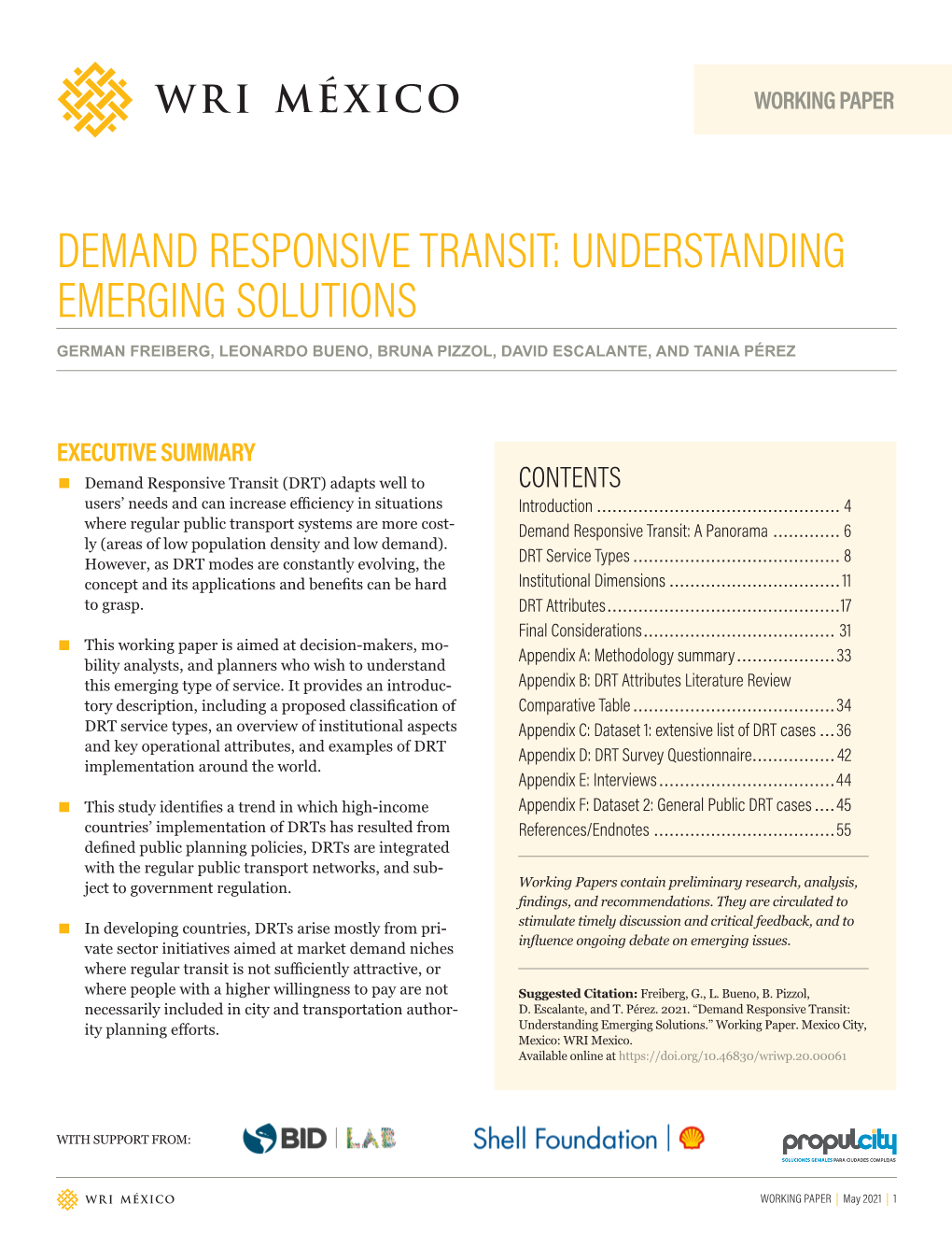 Demand Responsive Transit: Understanding Emerging Solutions