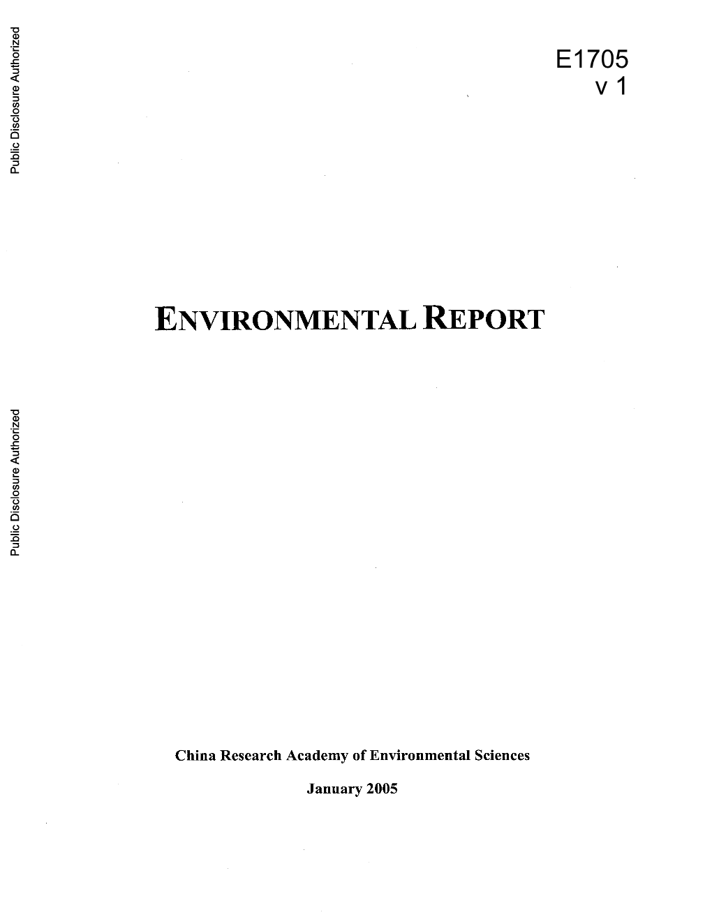 World Bank Document