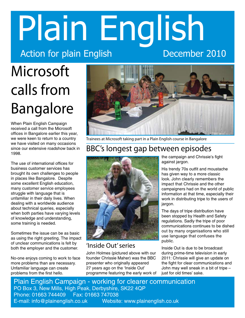 Microsoft Calls from Bangalore