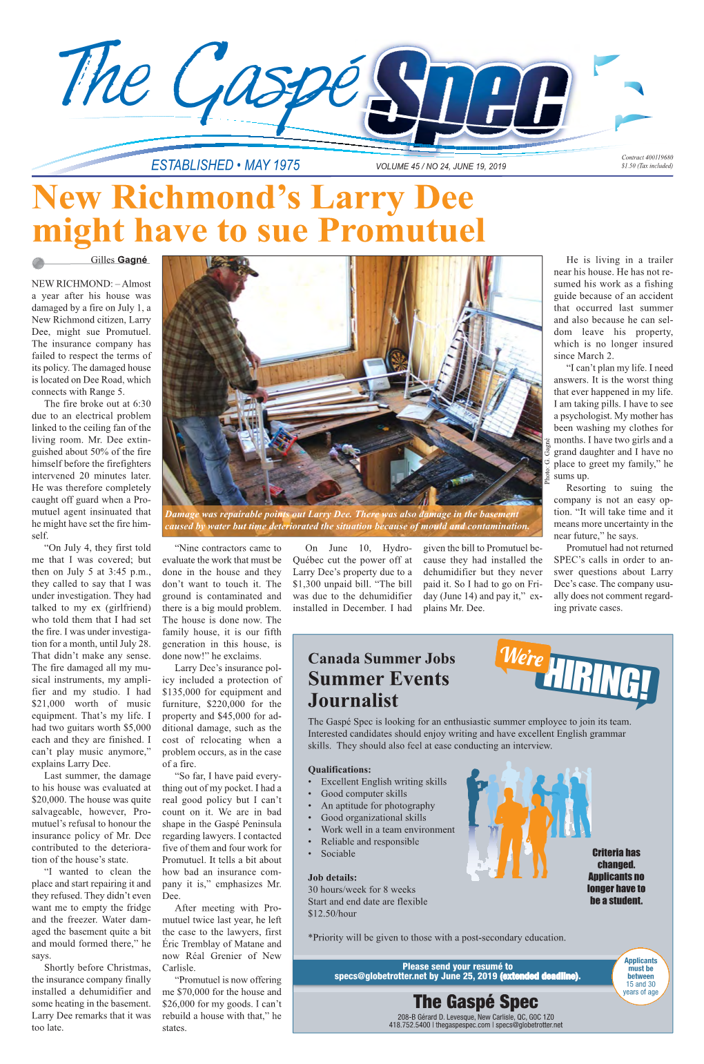 New Richmond's Larry Dee Might Have to Sue Promutuel