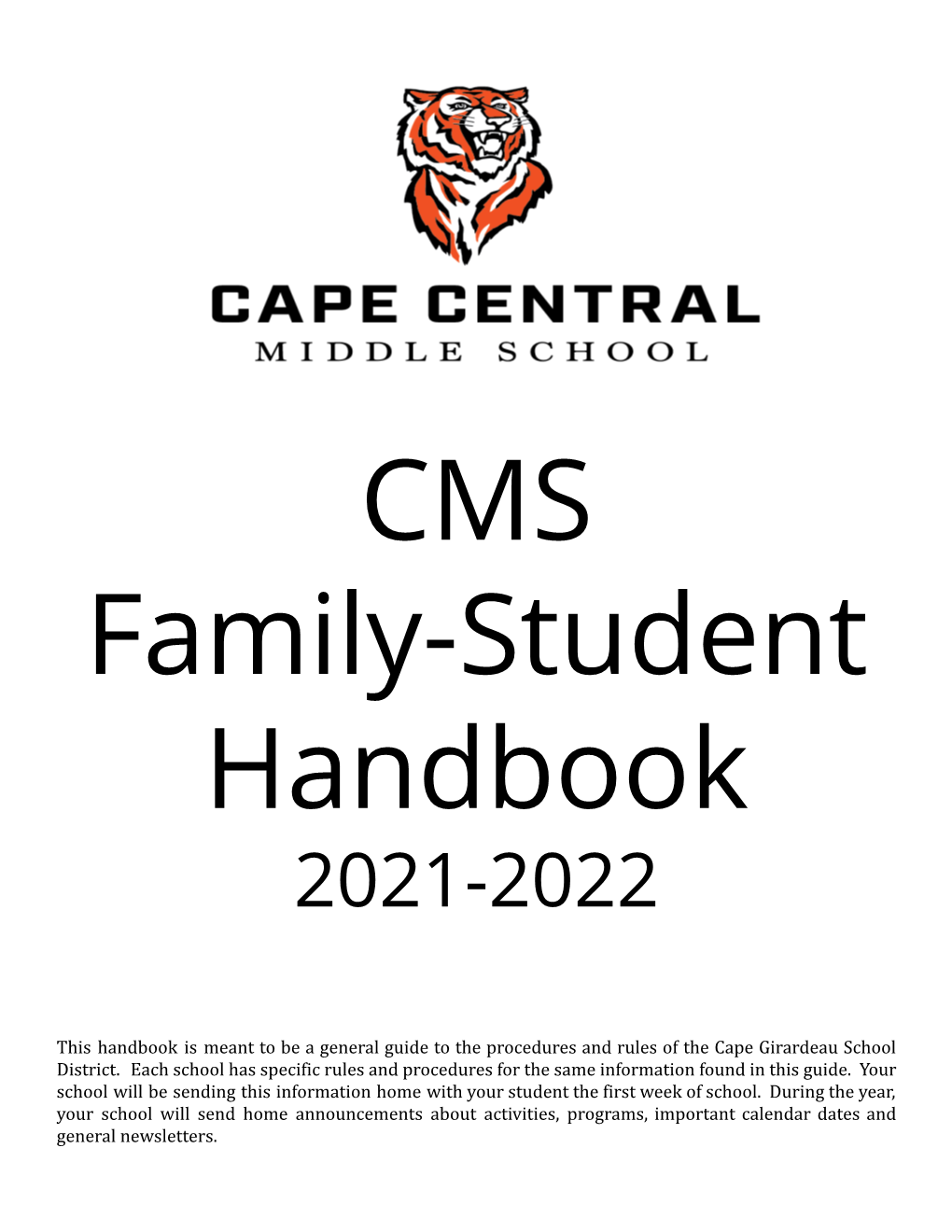 2021-2022 CMS Family-Student Handbook