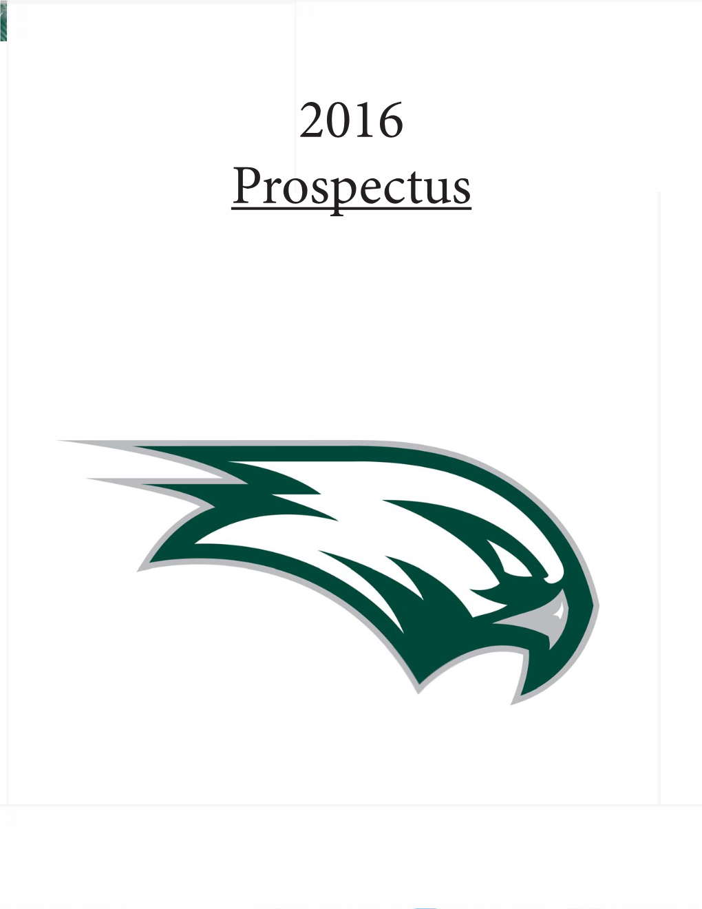 2016 Football Prospectus.Indd