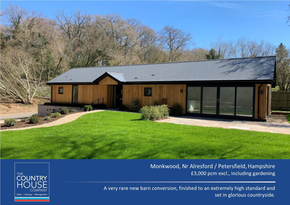 Monkwood, Nr Alresford / Petersfield,Hampshire