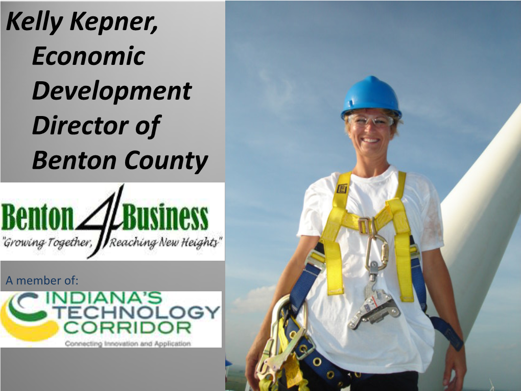 Kelly Kepner, Economic Development Director of Benton County