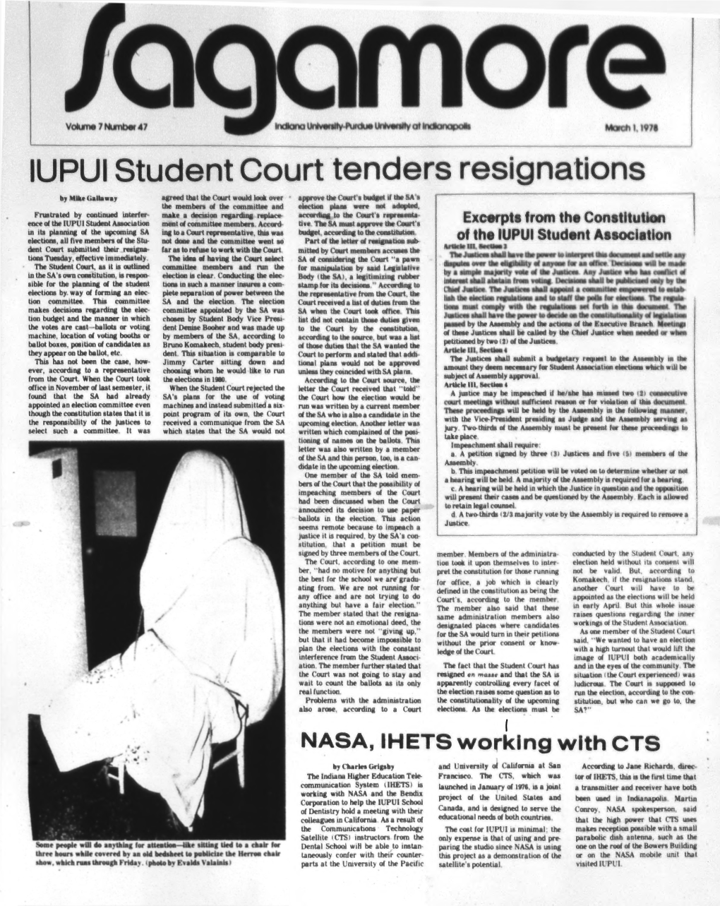 IUPUI Student Court Tenders Resignations