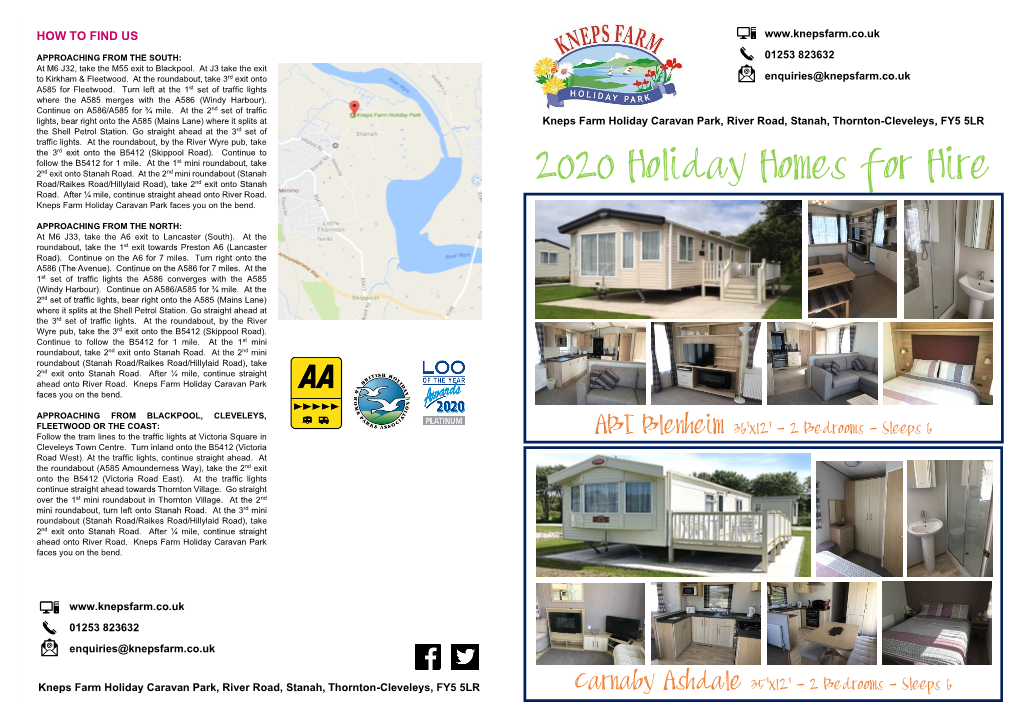 2020 Holiday Home Hire Brochure & Covid-19 Info