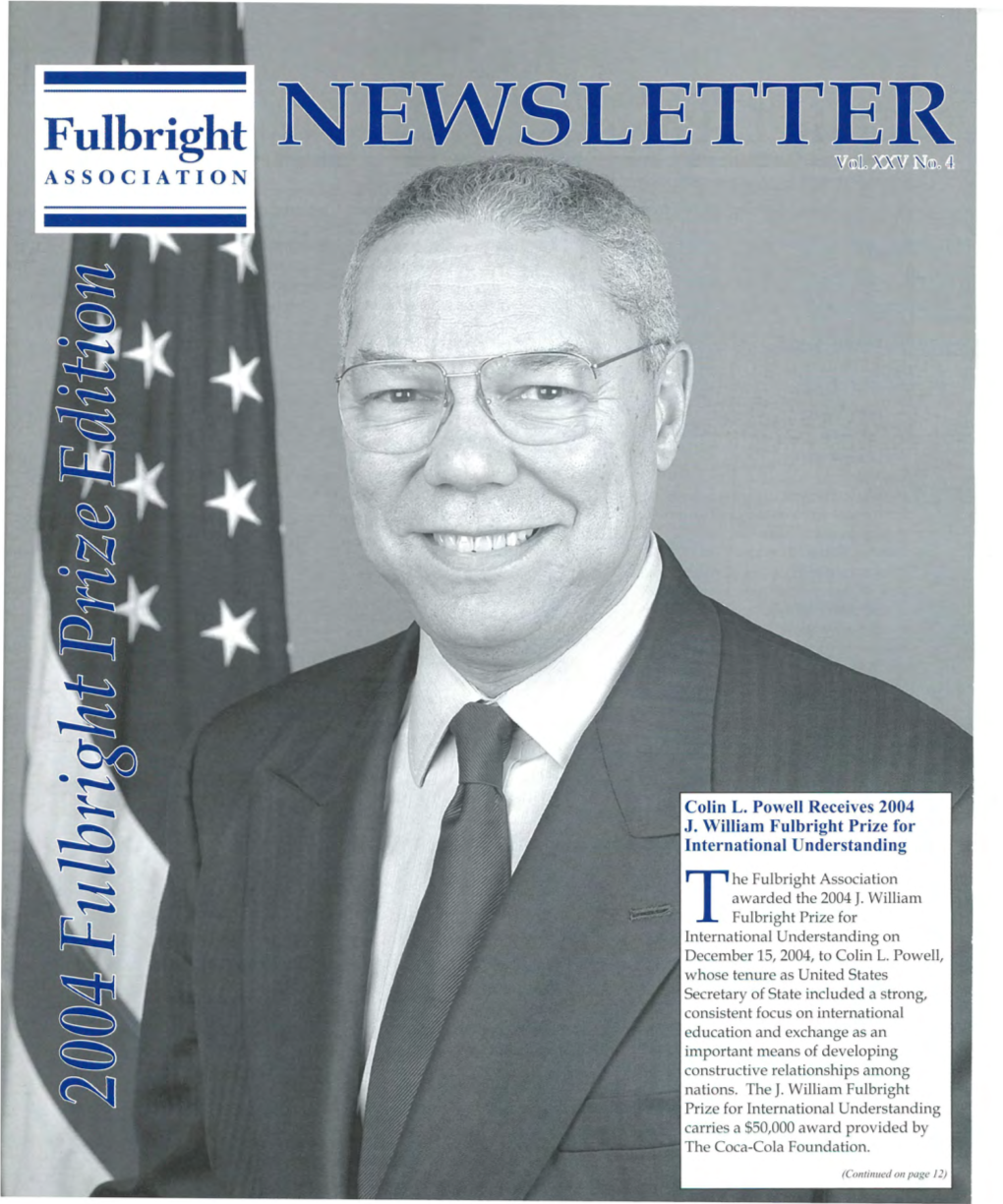 Fulbright Prize Edition 2004