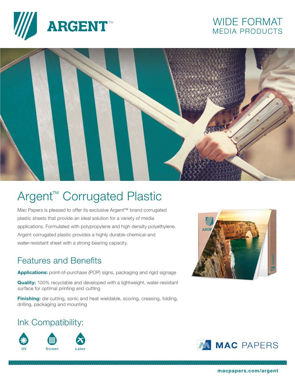Argent™ Corrugated Plastic