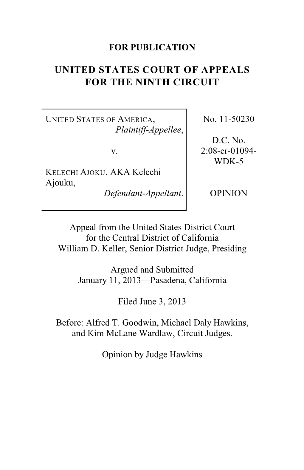 United States Court of Appeals for the Ninth Circuit