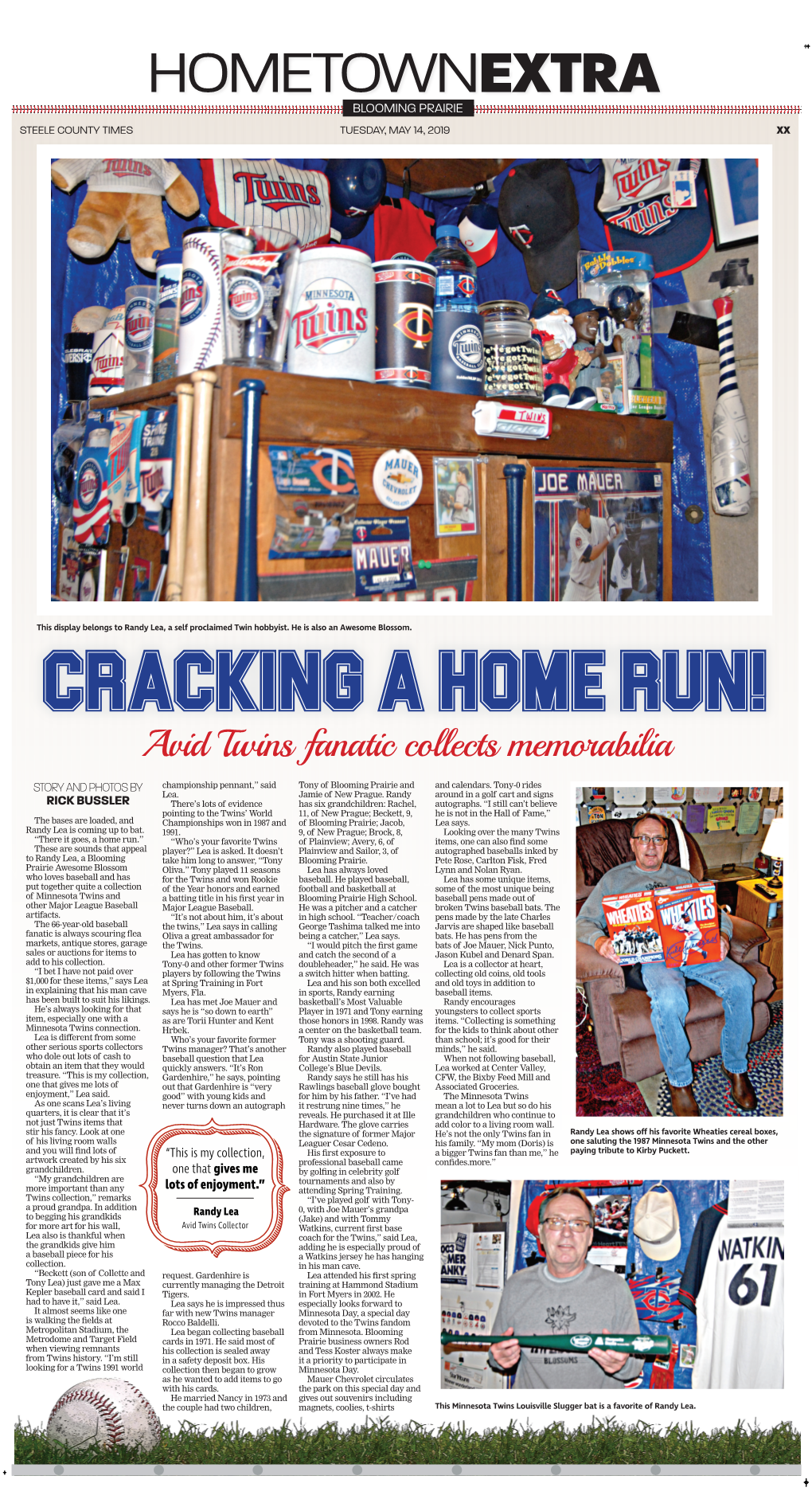 Hometownextra Blooming Prairie Steele County Times Tuesday, May 14, 2019 Xx