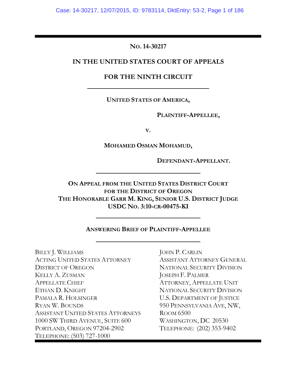 No. 14-30217 in the United States Court of Appeals