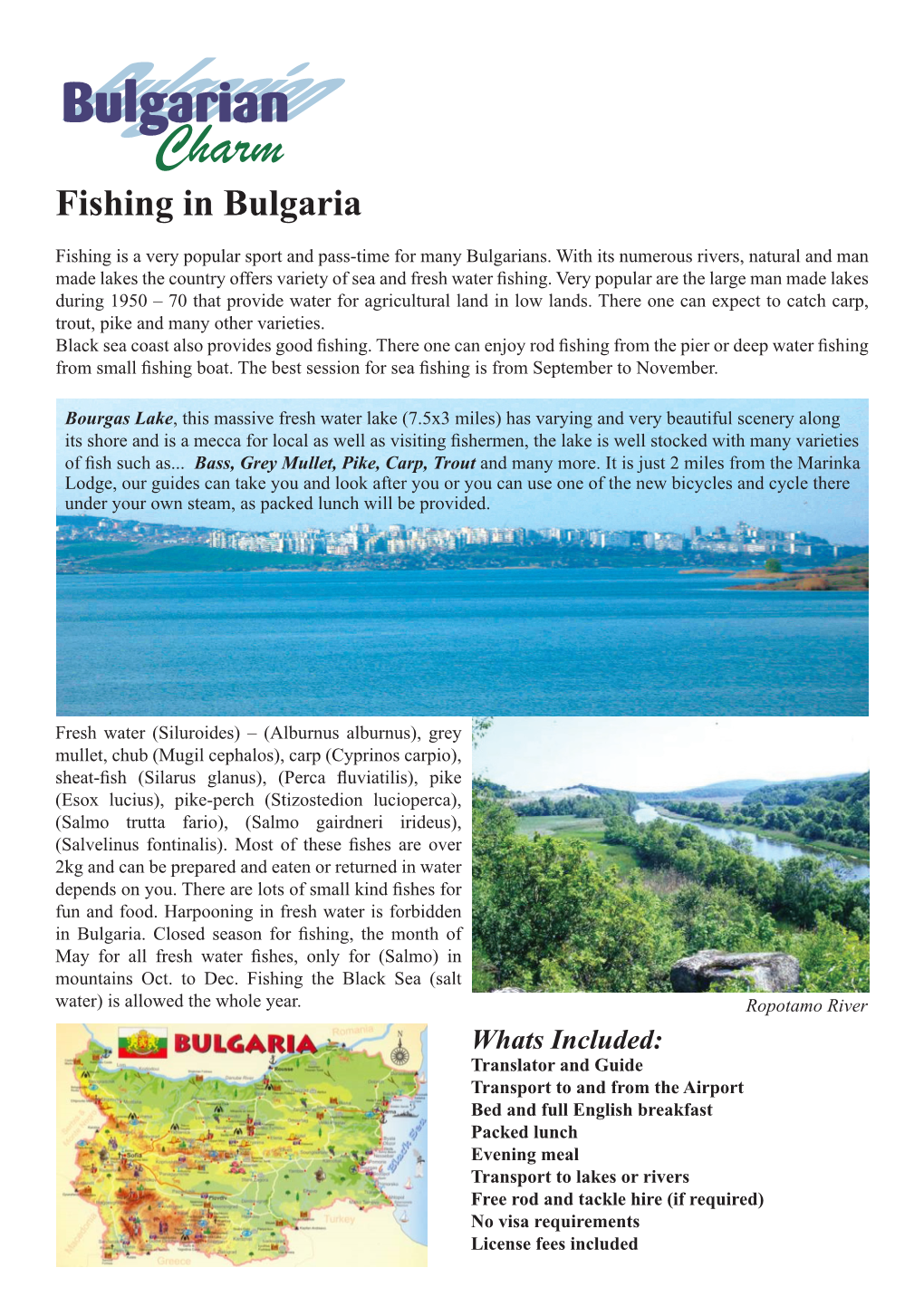 Fishing in Bulgaria