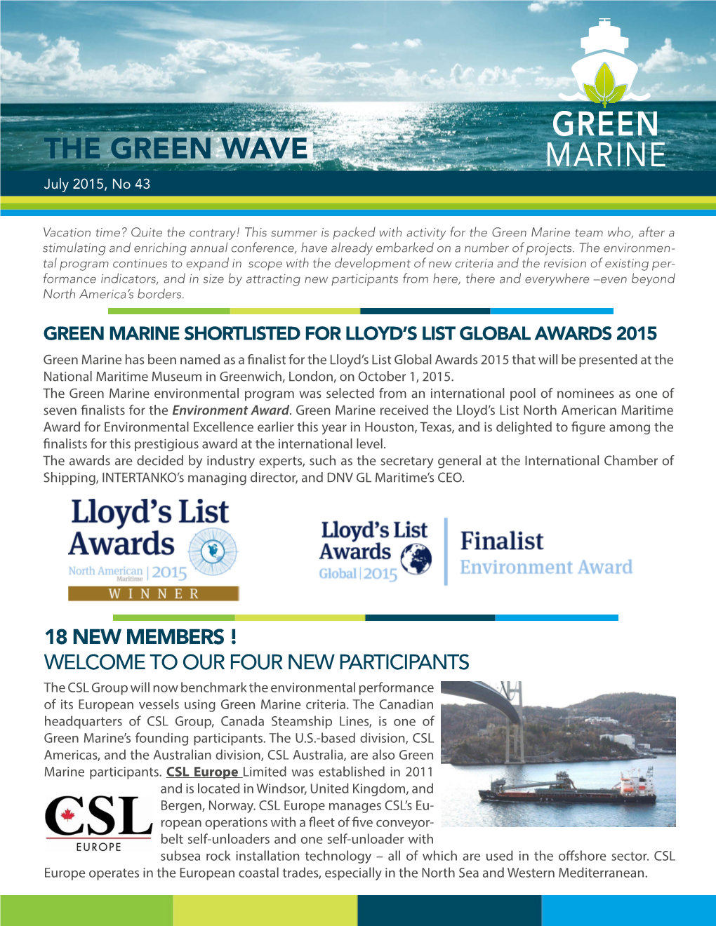 THE GREEN WAVE July 2015, No 43