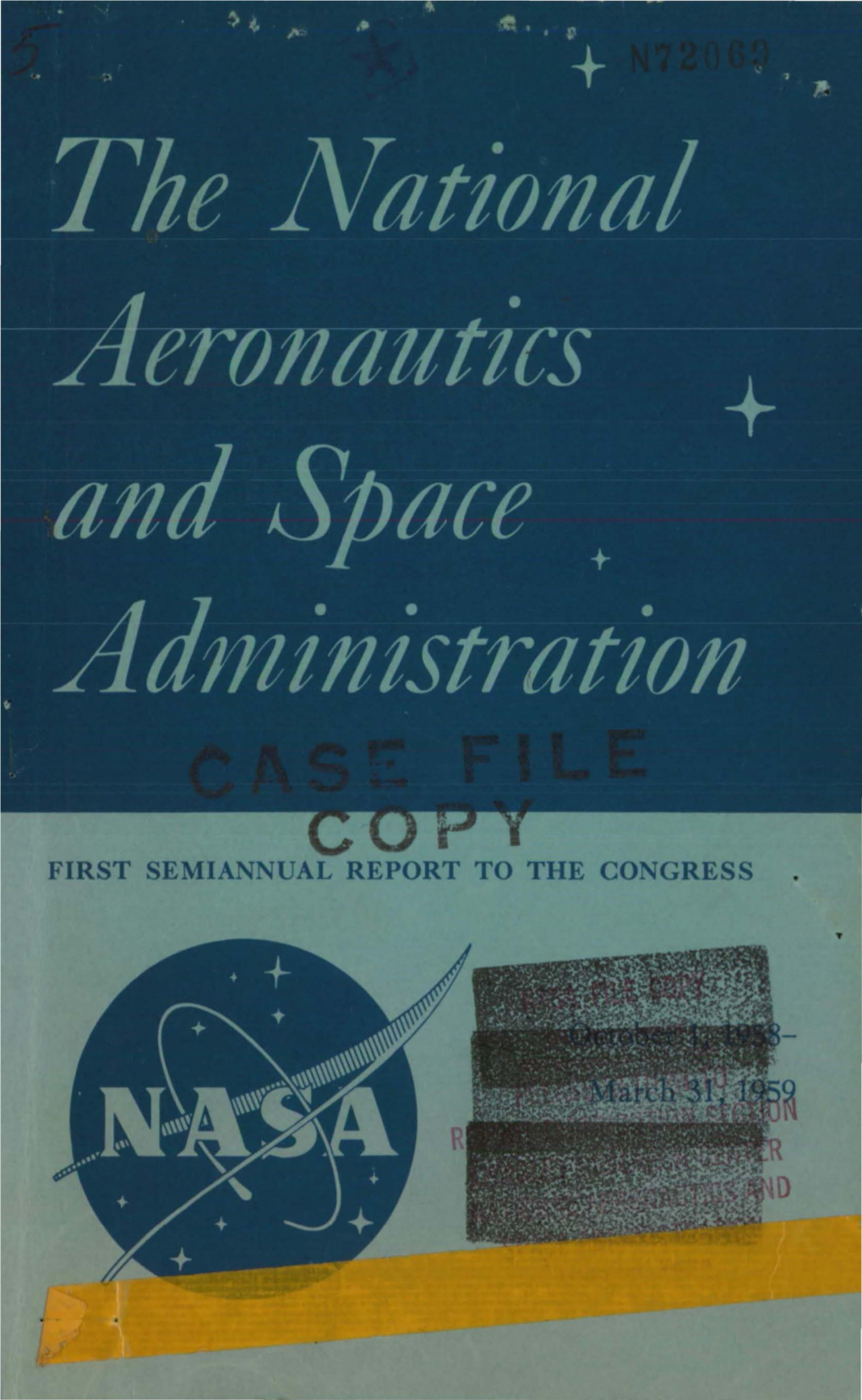 The National Aeronautics and Space' Administration