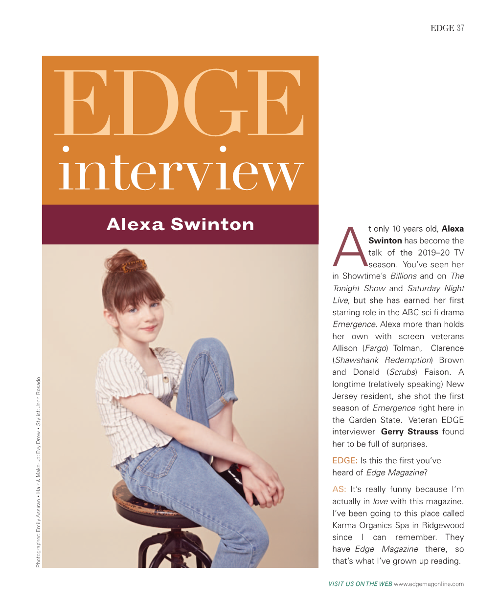 Alexa Swinton T Only 10 Years Old, Alexa Swinton Has Become the Talk of the 2019–20 TV Aseason