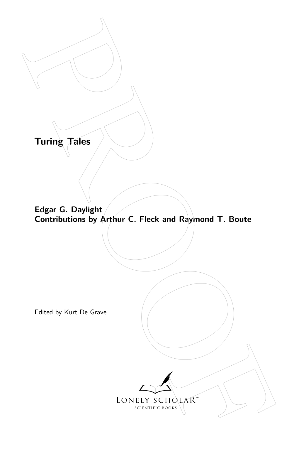 Turing Tales