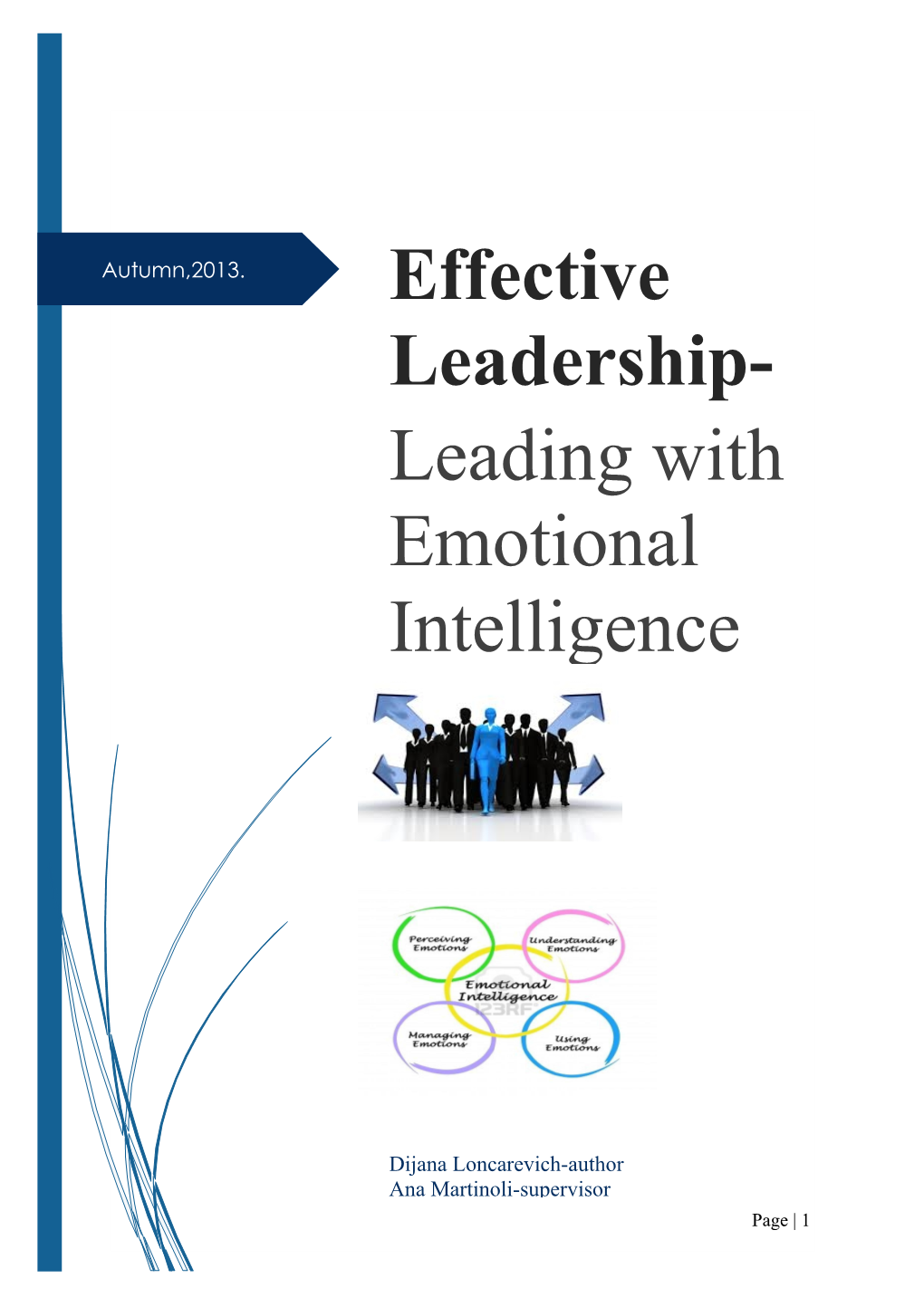 Effective Leadership- Leading with Emotional Intelligence
