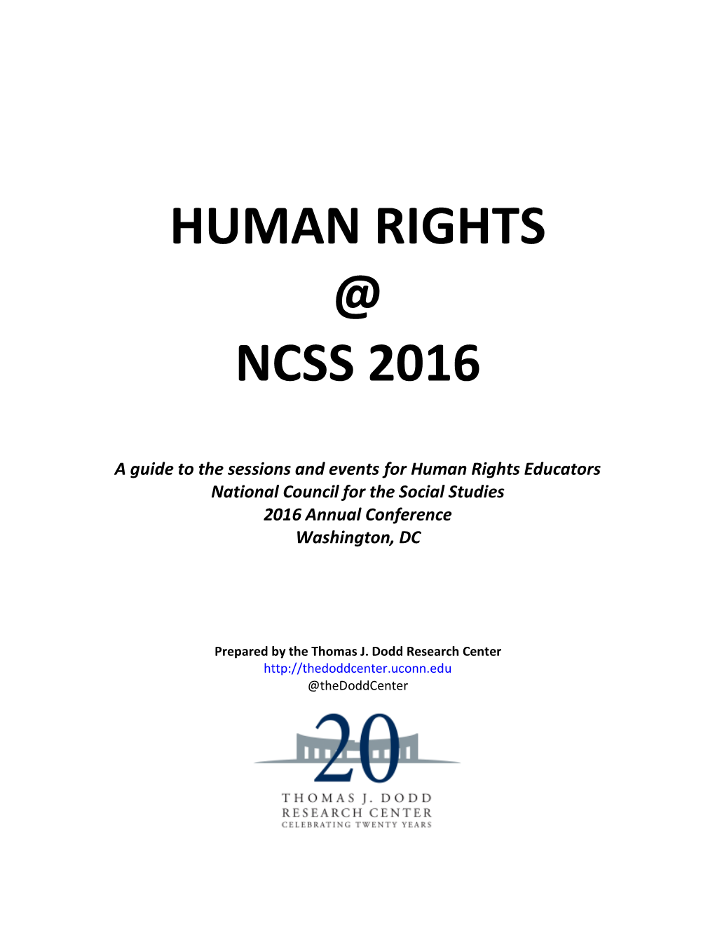 Human Rights @ Ncss 2016