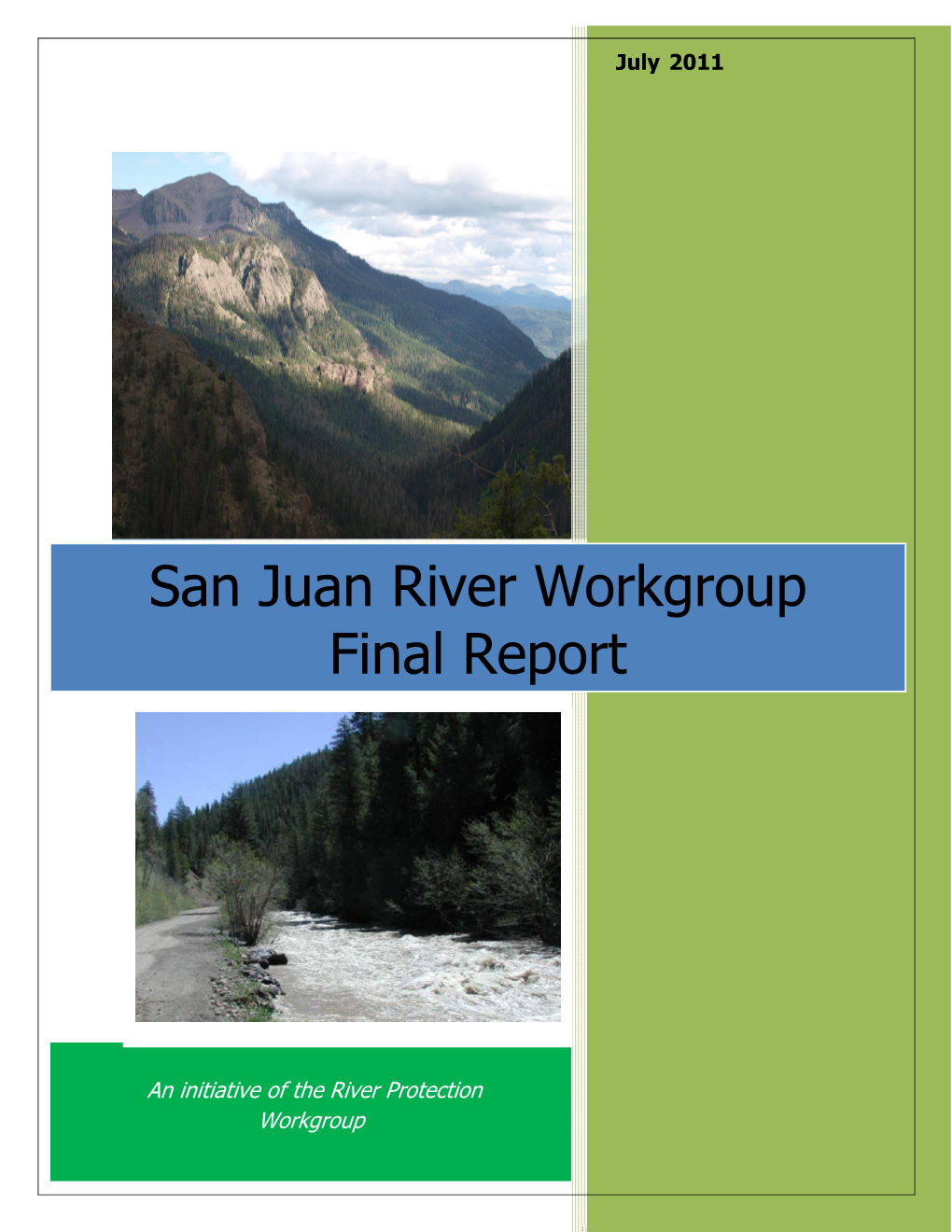 San Juan River Workgroup Final Report