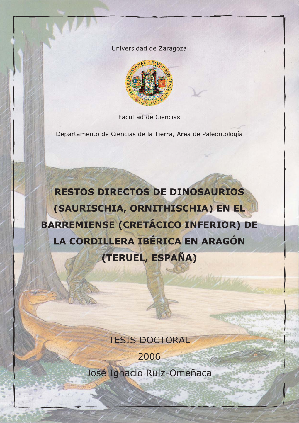 En El Barremiense (Cretácico Inferior) De La Cordillera Ibérica En Aragón (Teruel, España)