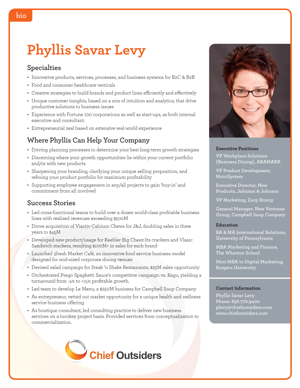 Phyllis Savar Levy