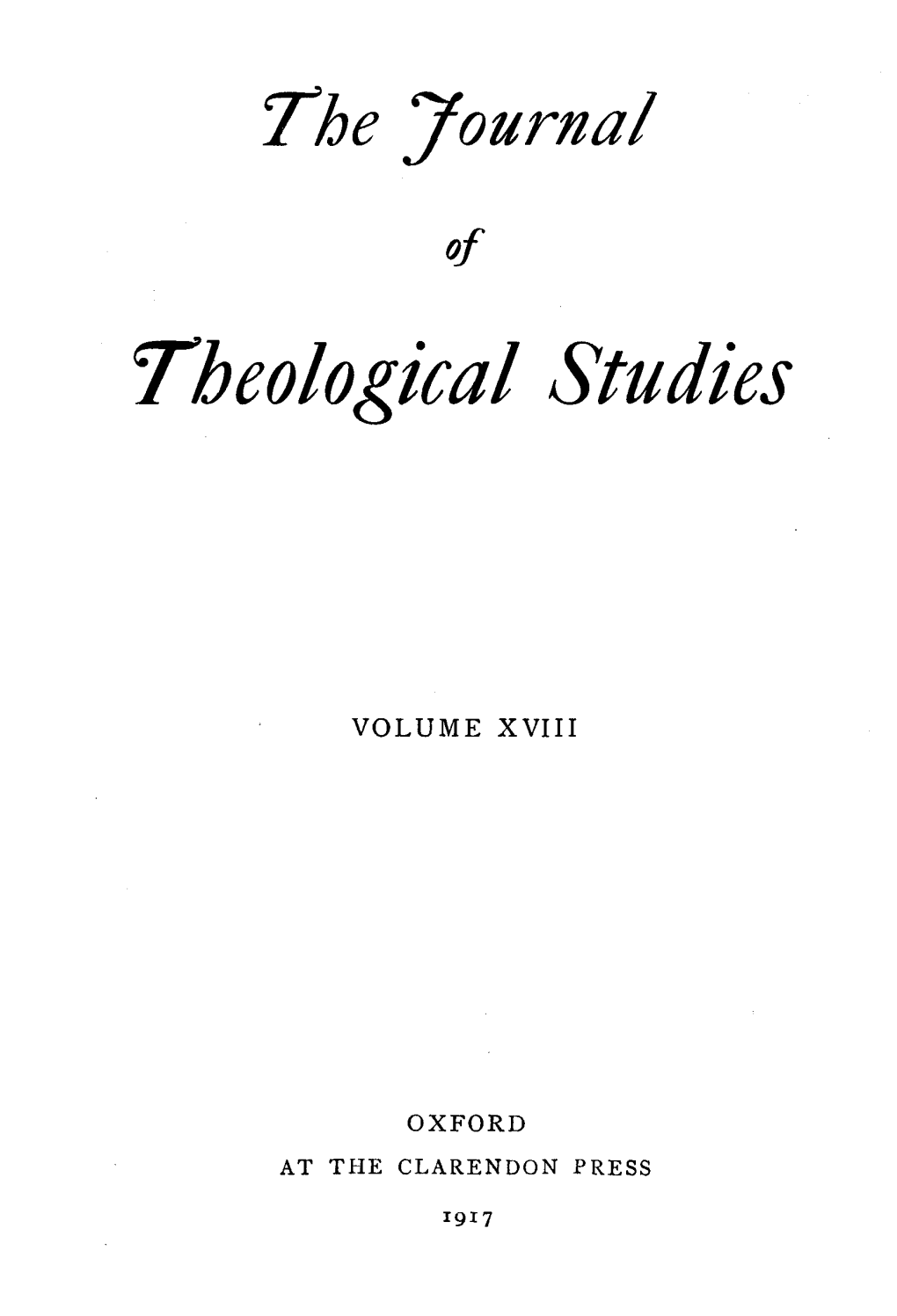 'Theological Studies