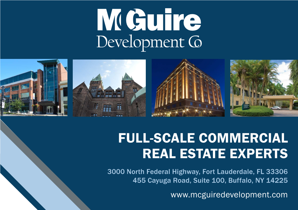 Full-Scale Commercial Real Estate Experts